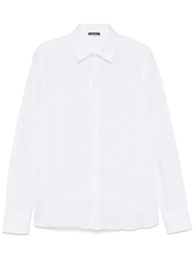 Peserico Poplin Shirt In White