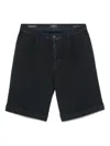 Peserico Relaxed Fit Bermuda 11 Shorts In Blue