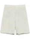 Peserico Linen Shorts In Multi