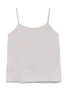 Peserico Linen Top In Neutrals