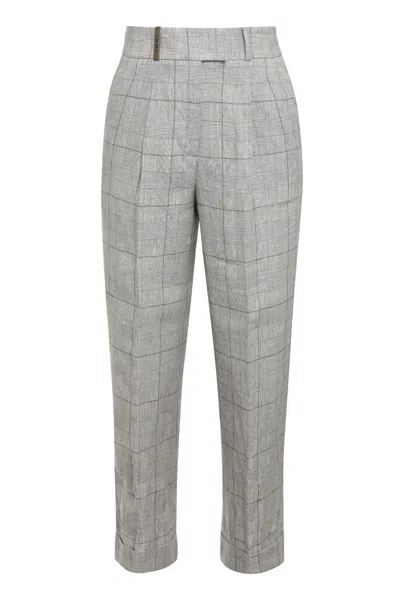 PESERICO LINEN TROUSERS