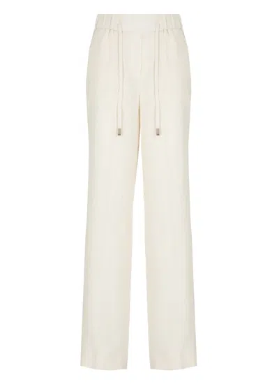 PESERICO LINEN TROUSERS