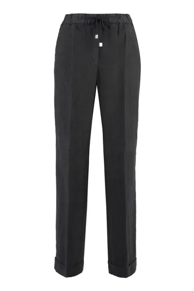 PESERICO LINEN TROUSERS