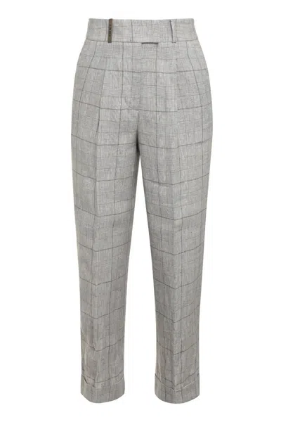 PESERICO PESERICO LINEN TROUSERS