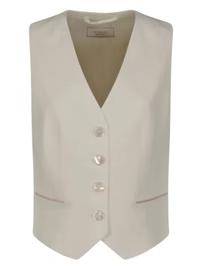 PESERICO LINEN WAISTCOAT