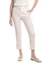 Peserico Linen-blend Pant In Neutral