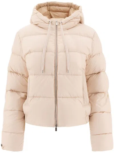 Peserico Down Jacket With Punto Luce In Pink