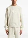 Peserico Logo-print Sweatshirt In Neutral