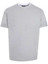 Peserico Logo-print T-shirt In Grey