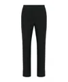 Peserico Logo-waistband Trousers In Black