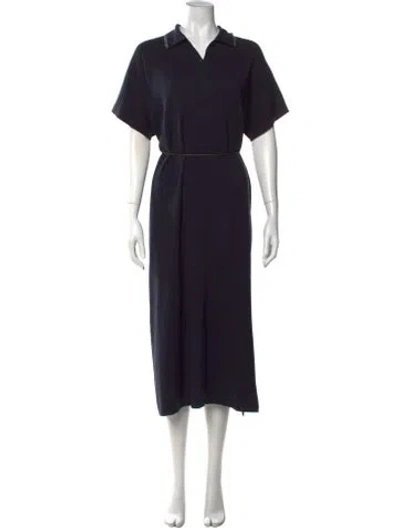 Pre-owned Peserico Long Dress W/ Tags In Blue