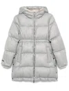 Peserico Punto Luce-chain Coat In Grey