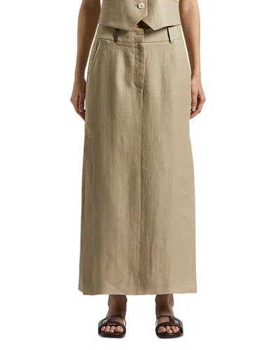 Peserico Long Skirt In Cappuccino
