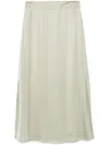 Peserico Maxi Skirt With Flowing Silhouette In Green