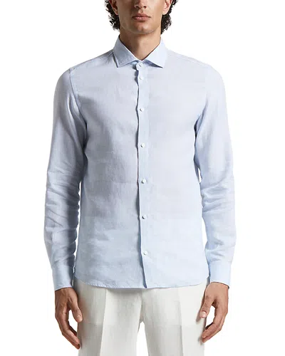 PESERICO LONG SLEEVE BUTTON FRONT SHIRT