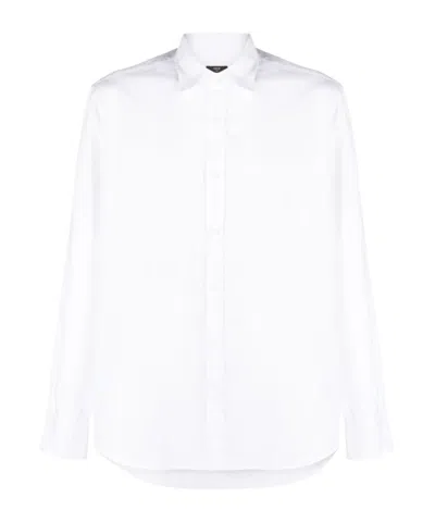 Peserico Long-sleeve Cotton Shirt In White