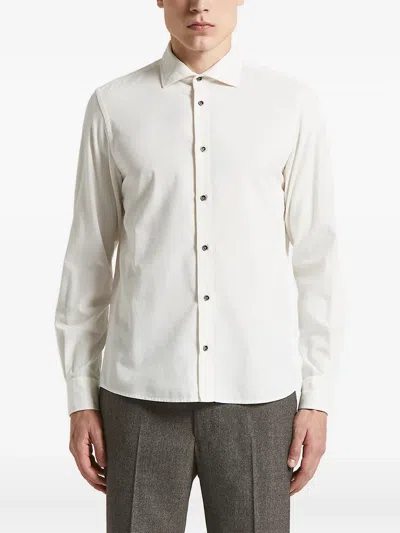 Peserico Long-sleeve Shirt In Neutral