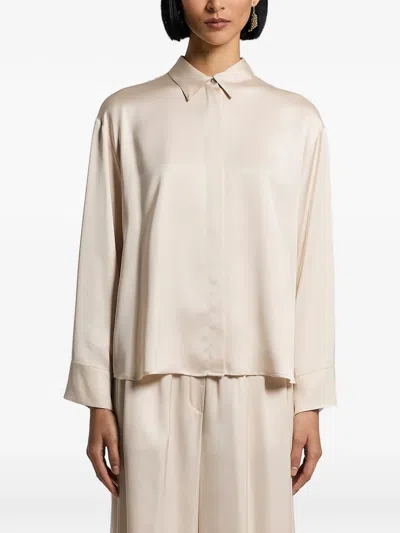 Peserico Long-sleeve Shirt In Neutral