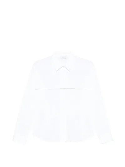 Peserico Long-sleeve Shirt In White