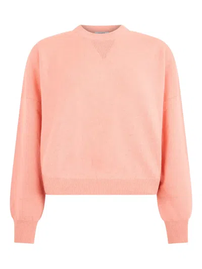 Peserico Long-sleeve Sweatshirt In Pink
