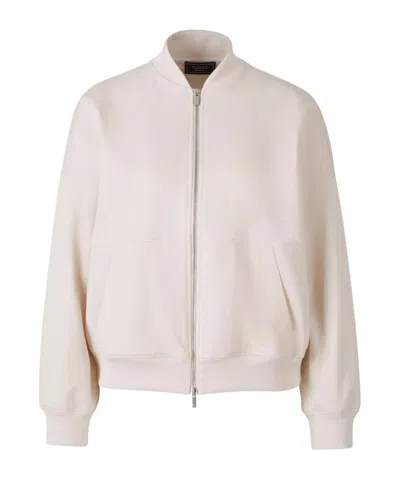 Peserico Long-sleeved Casual Jacket In White