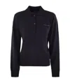 Peserico Women's Virgin Wool, Silk And Cashmere Tricot Sweater In Black
