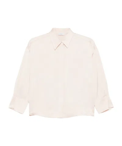 Peserico Long-sleeved Shirt In White
