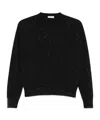 Peserico Lurex-detail Sweater In Black