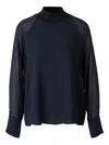 Peserico Long-sleeves Blouse In Blue