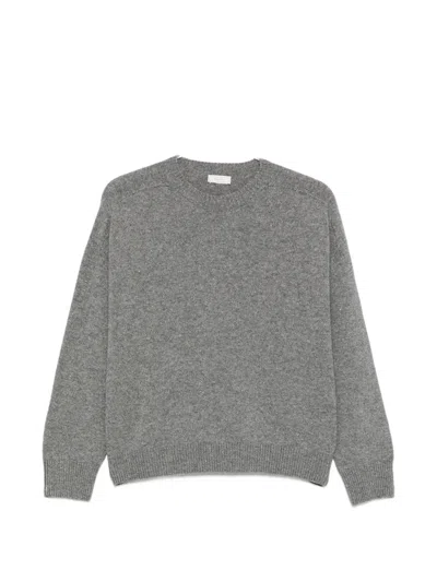 Peserico Long-sleeve Sweater In Gray