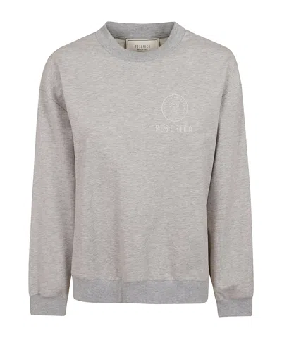 Peserico Long-sleeve Sweatshirt In Gray