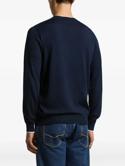 Peserico Long-sleeve T-shirt In Blue
