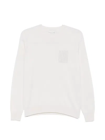 Peserico Long-sleeves Sweater In White