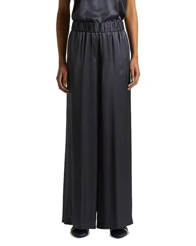 Peserico Loose Fit Pants In Space Blue