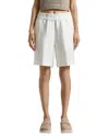 Peserico Loose Fit Shorts In Cloud White