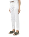 Peserico Tapered Tailored Trousers In Pure White