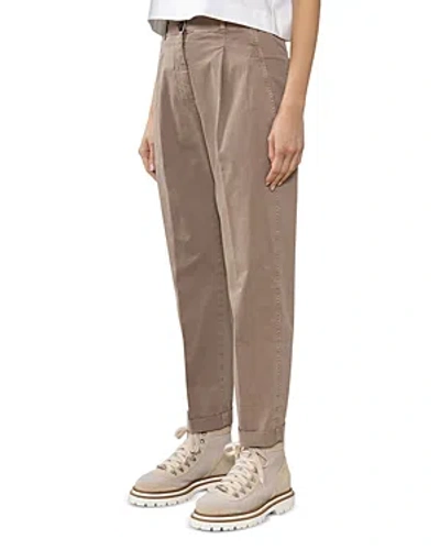 Peserico Loose Trousers In Sepia