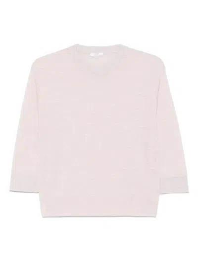 Peserico Lurex-detail Top In Pink