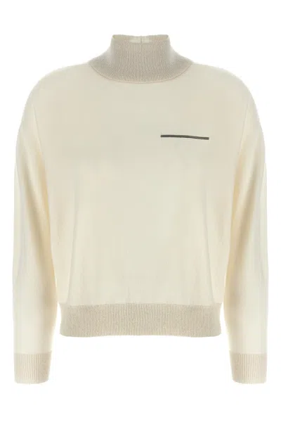PESERICO LUREX DETAILS TURTLENECK SWEATER
