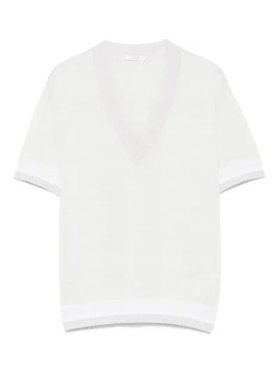 PESERICO LUREX-EMBELLISHED T-SHIRT