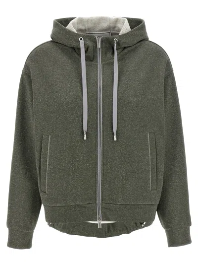PESERICO LUREX HOODIE