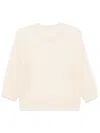 Peserico Lurex Tricot-knit Sweater In Yellow