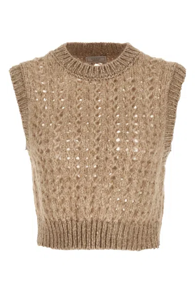 PESERICO LUREX TRICOT VEST
