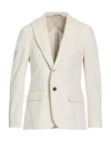 Peserico Notch Lapel Blazer In White