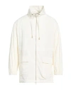 Peserico Man Jacket Ivory Size 32 Polyester In White