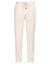 Peserico Man Pants Cream Size 36 Cotton, Elastane, Merino Wool, Cashmere In White