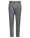 Peserico Man Pants Grey Size 36 Linen, Virgin Wool