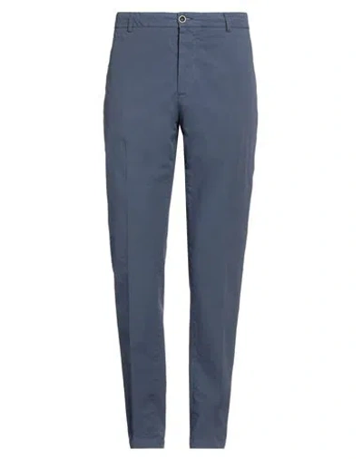 Peserico Man Pants Navy Size 36 Cotton, Elastane