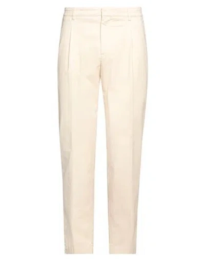 Peserico Man Pants Sand Size 36 Cotton, Elastane In Beige