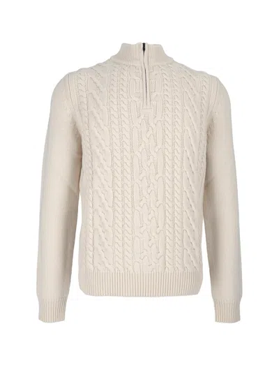 Peserico Man Sweater In Neutral